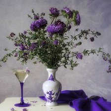 Схема вышивки «астры»