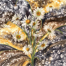 Схема вышивки «Ромашки»