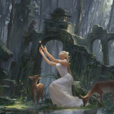 Схема вышивки «Девушки фэнтези»