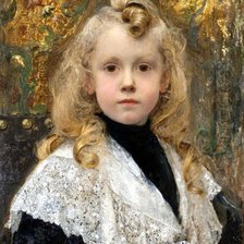 Схема вышивки «Portrait d-enfance»