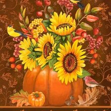 Схема вышивки «Осенние картинки»