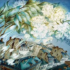 Схема вышивки «цветы»