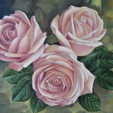 Схема вышивки «розы»