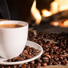 Схема вышивки «кофе»