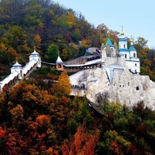 Схема вышивки «Святогорская лавра»