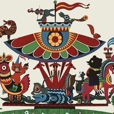 Схема вышивки «Карусель»