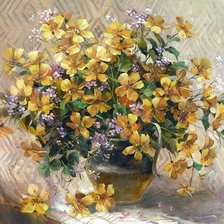 Схема вышивки «цветы»