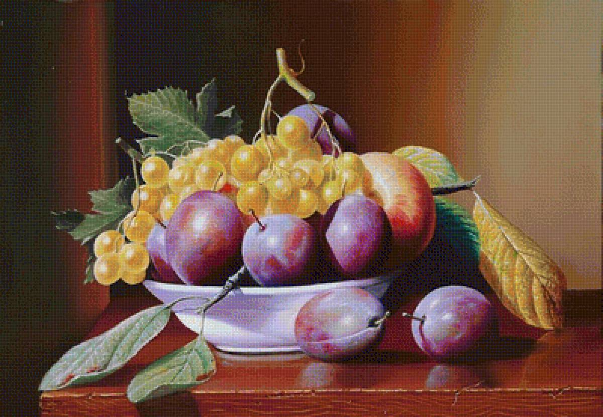 475 - сливы, виноград - предпросмотр