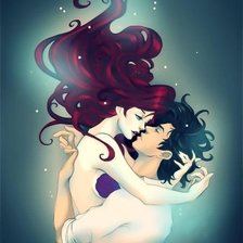 Схема вышивки «la sirenita»