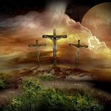 Схема вышивки «Cristo crusificado....»