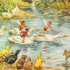 Схема вышивки «сказочные песонажи»