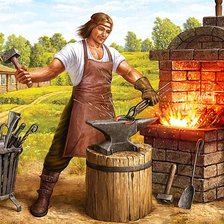 Схема вышивки «кузнец»