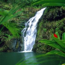 Схема вышивки «водопад»