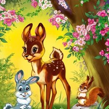 Схема вышивки «зверята»