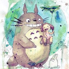 Схема вышивки «ТОТОРО»