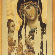 Схема вышивки «Одигитрия Новый Афон»