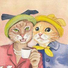 Схема вышивки «Подружки»