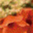 Предпросмотр схемы вышивки «Девушка с букетом маков» (№1357654)