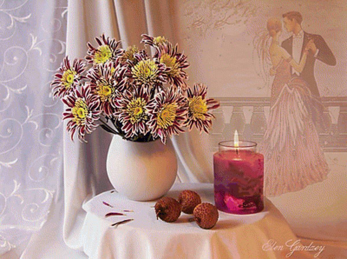 Натюрморт "Романтический". - предпросмотр