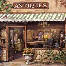Схема вышивки «ANTIQUES»