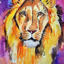 Схема вышивки «Лев»