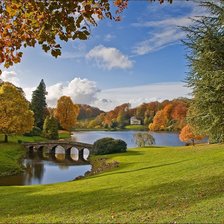 Схема вышивки «ОСЕНЬ В АНГЛИИ»