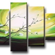 Схема вышивки «Полиптих "Цветущая ветка"»