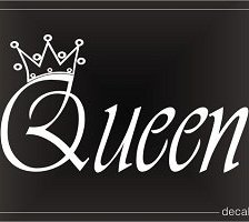 Схема вышивки «QUEEN»