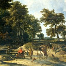 Схема вышивки «прогулка»