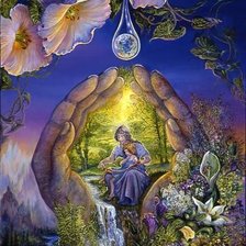 Схема вышивки «mi vida en tus manos»