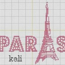 Схема вышивки «paris kali»