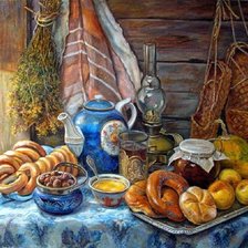 Схема вышивки «Чаепитие»