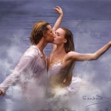 Схема вышивки «Танец поцелуя»