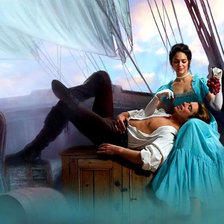 Схема вышивки «На корабле»