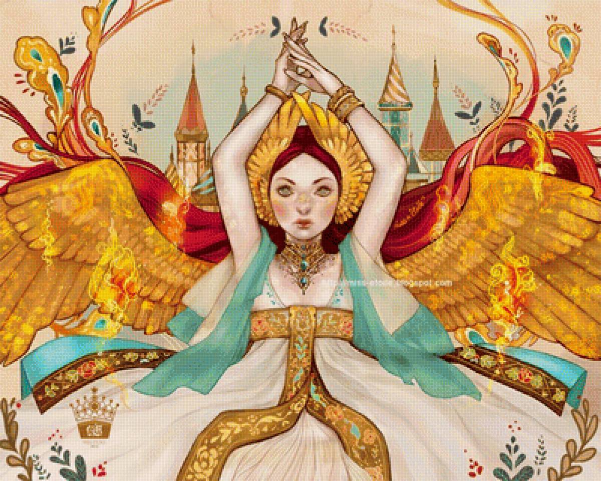 Богиня - иллюстрация, сказка - предпросмотр