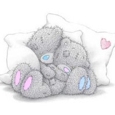 Схема вышивки «тедди»