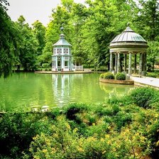 Схема вышивки «Беседка»