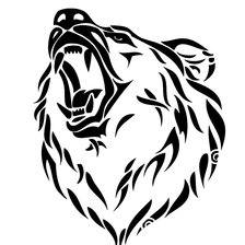 Схема вышивки «медведь»