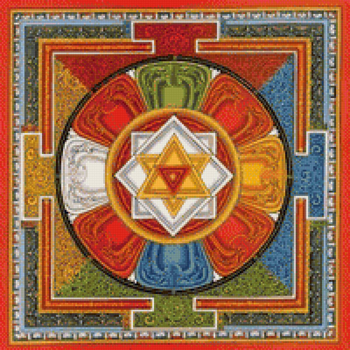 индийская янтра мира и гармонии в доме - янтра, индия, индийские мотивы - предпросмотр