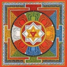 Схема вышивки «индийская янтра мира и гармонии в доме»