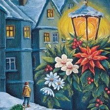 Схема вышивки «новогодняя»