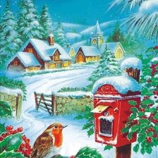 Схема вышивки «новогодняя»