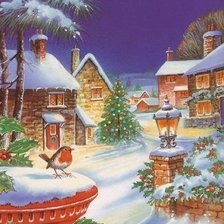 Схема вышивки «новогодняя»