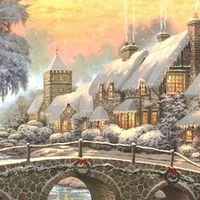 Схема вышивки «Серия "Зима пришла"»