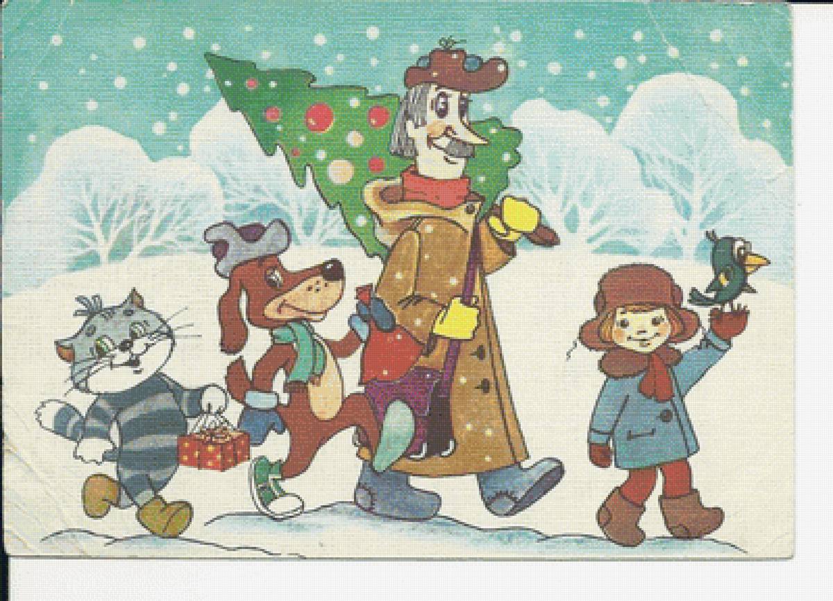 Скоро Новый Год! - для мешка с подарками - предпросмотр