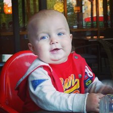 Схема вышивки «Голубоглазик»