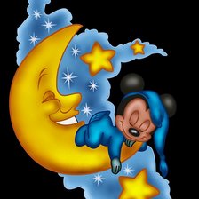 Схема вышивки «сон на луне»