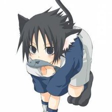 Схема вышивки «Саске Учиха (неко)»