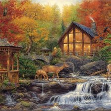 Схема вышивки «Осень»