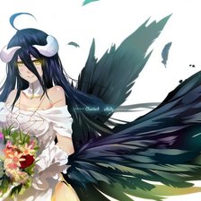 Схема вышивки «рогатая аниме»